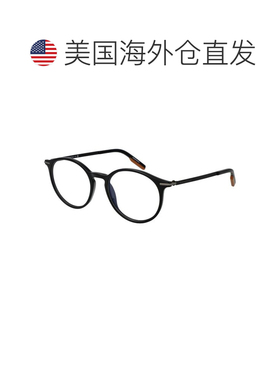 自营Ermenegildo Zegna Plastic Glasses (Frames) - black 美国