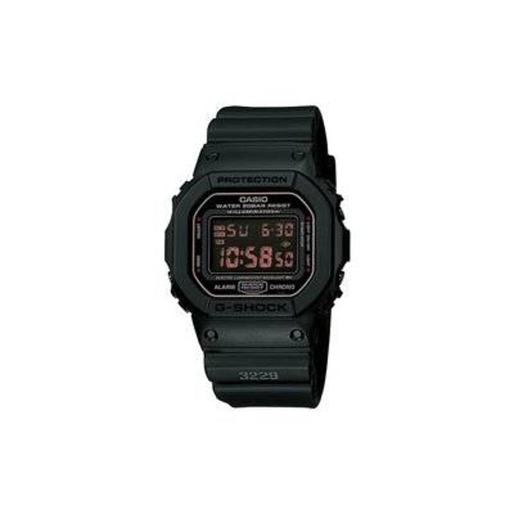 CASIO卡西欧手表 G-SHOCK军事风格/消光黑 DW-5600MS-1-图0