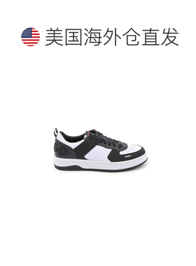 自营Hugo Boss Calfskin Low Top Men's Sneakers - multicolor