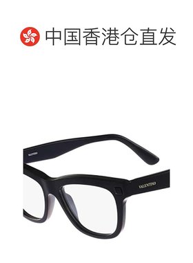 香港直邮VALENTINO 女士眼镜 V26861 AW2021 黑色 黑色徽标平光镜