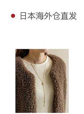 1h可退 日本直邮SMELLY 女士 半圆蛇链滑动调节长短 Bowtie风项链