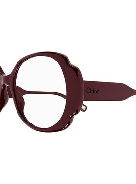 CHLOÉ 女士眼镜 CH0196O005 SS2025 红色 CH0196O