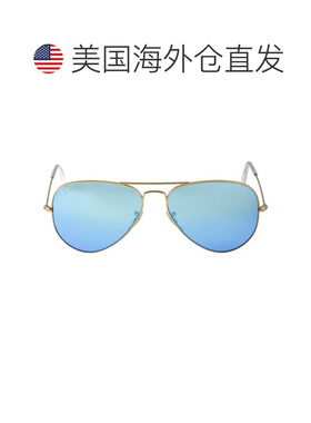 自营ray-banRay Ban Aviator Flash Lenses Polarized Blue Unise