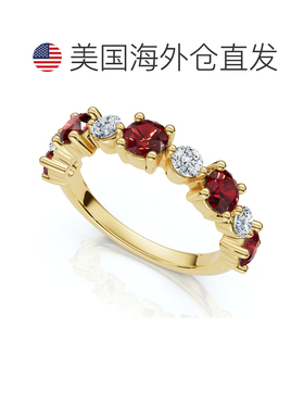 自营pompeii31Ct Sylvia Ruby & Diamond Anniversary Ring Gold