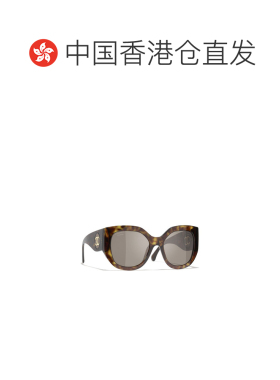 1h可退 香港直邮CHANEL 女士眼镜 CH5550C71483 CO 灰色 蝴蝶太阳
