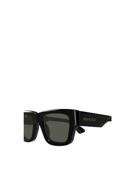 GUCCI 男士眼镜 GG1668S001BLA AW2024 黑色 全框太阳镜