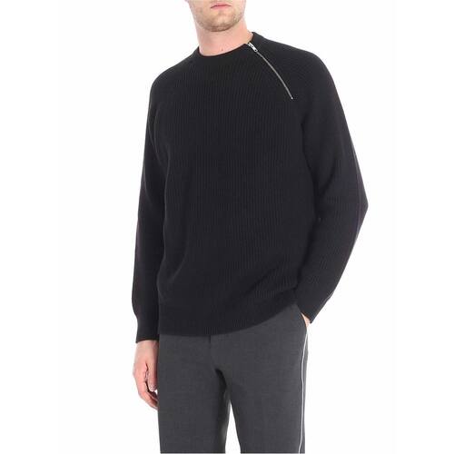 香港直邮KENZO 男士卫衣 5PU2043BA99AW18 AW2018 黑色 Ribbed bl - 图0