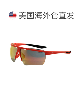 自营Nike Men's 75 mm Orange Sunglasses - white team orange
