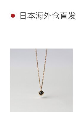 1h可退 日本直邮cui-cui 黑钻0.05ct K10YG单颗钻石项链 783638