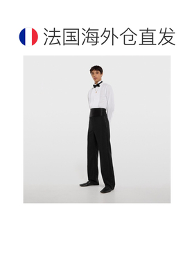 欧洲直邮自营GUCCI古驰 男士缎面黑色燕尾服腰封配饰