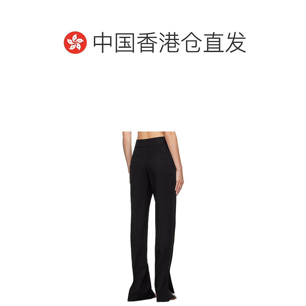 香港直邮潮奢 Jacquemus女士黑色 Le Pantalon Tibau长裤-图1