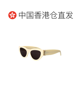 香港直邮SAINT LAURENT 女士太阳镜 SLM94012 SS2026 米白色 Sung