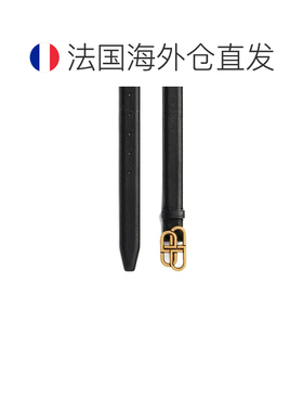 自营欧洲直邮Balenciaga巴黎世家BB Fine女士BB标识腰带3cm情人节