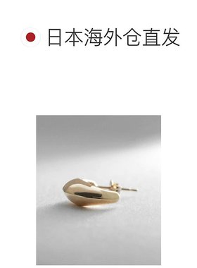 日潮跑腿Cocoshnik男女同款10K黄金金空心吊环耳环时尚优雅精致