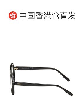 1h可退 香港直邮潮奢 LOEWE 罗意威 女士 黑色 Slim Aviator 眼镜