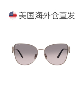 自营salvatore ferragamoFerragamo Grey Rose Gradient Cat Eye
