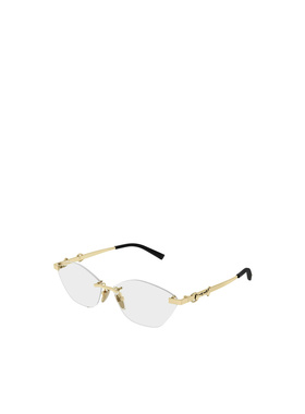 1h可退 GUCCI 女士眼镜 GG2050O002 SS2026 白色 几何平光镜