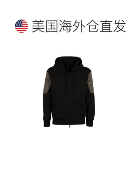自营Neil Barrett Cotton Men's Sweatshirt - black 美国奥莱直