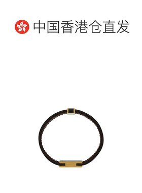 1h可退 香港直邮潮奢 Saint Laurent 圣罗兰 男士 CASSANDRE 皮手
