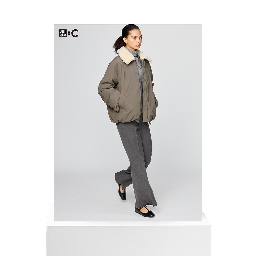 日潮跑腿UNIQLO优衣库 喇叭裤 479702羊毛 - 图3