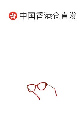 1h可退 香港直邮MAX MARA 女士眼镜 MM5117066 SS2024 红色 全框