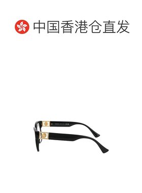 香港直邮VERSACE 女士眼镜 0VE3329BGB1 SS2025 黑色范思哲