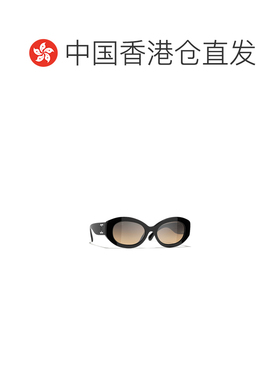 1h可退 香港直邮CHANEL 女士眼镜 CH5528C501W1 CO 黑色 全框太阳