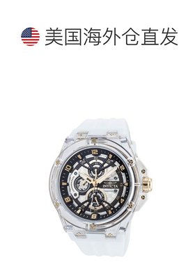 自营Invicta Men's Racing 46mm White Quartz Watch - white 美