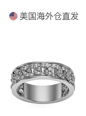 自营pompeii31 1/4 克拉钻石戒指 男士链条戒指 10k 白金、黄金或