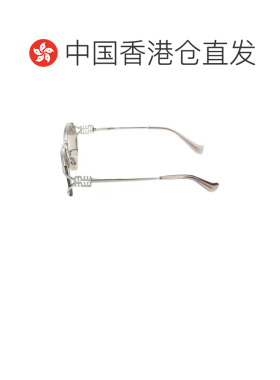 1h可退 香港直邮MIU MIU 女士眼镜 0MU52YS1BC10F SS2025 银色 0M
