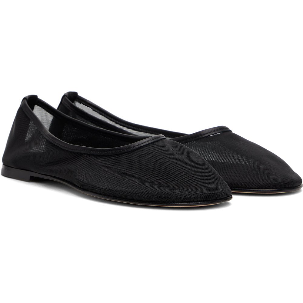 1h可退 潮奢 Dear Frances 女士 黑色 Balla Mesh 芭蕾鞋 DFBLM01 - 图2