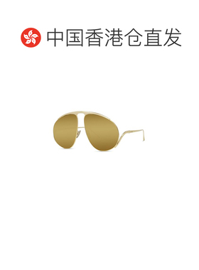 香港直邮LOEWE 女士太阳镜 LW40180U30G CO 黄色 徽标太阳镜