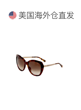 自营Chopard Women's 57 mm Brown Sunglasses - tortoise 美国奥