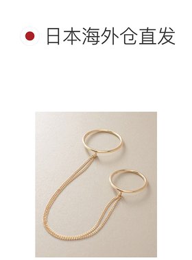 日潮跑腿COCOSHNIK K10 Kihei 链式双环戒指 405-66340新款