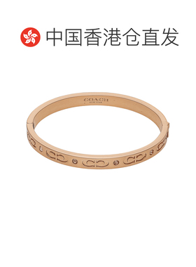 自营  COACH蔻驰 logo双C时尚经典百搭女士手镯新款