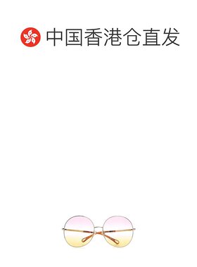 1h可退 香港直邮CHLOÉ 女士太阳镜 CH0112S004 SS2025 白色 CH011