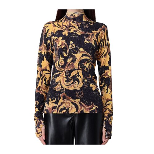 1h可退 香港直邮VERSACE JEANS 女士外套 79HAFM04CMN04G89 AW202 - 图0