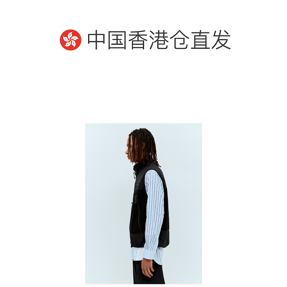 香港直邮潮奢 comme Des Garçons 男士 抓绒背心 HLV004W231 - 图1