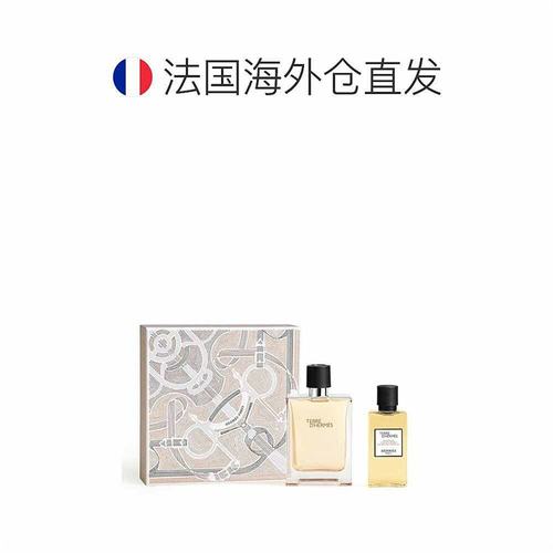 欧洲直邮爱马仕大地香水礼盒淡香100ml+沐浴露40ml+香水15ml正品 - 图1