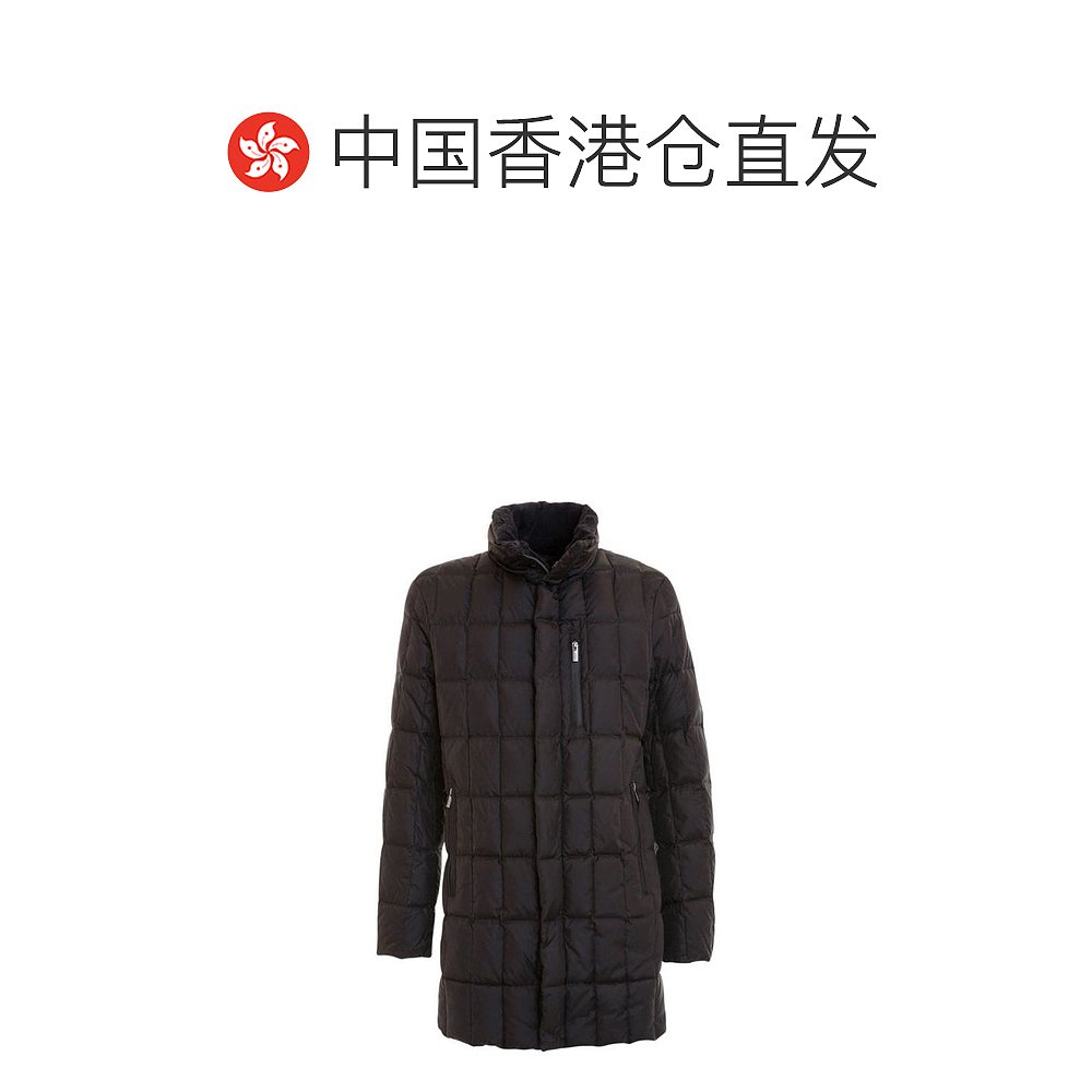 香港直邮ARMANI COLLEZIONI 男士黑色羽绒服 UCB28W-UCW22-999