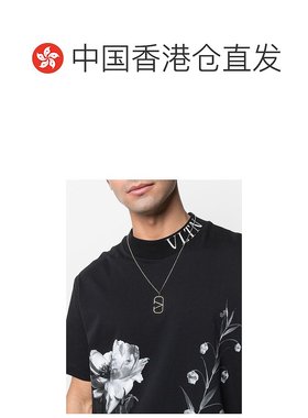 香港直邮VALENTINO 男士项链 VY2J0N43MET172 AW2023 黄色 VLogo