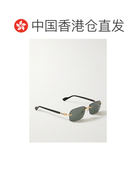 1h可退 香港直邮Gucci 古驰 男士 徽标太阳镜 GG1221S metal金属