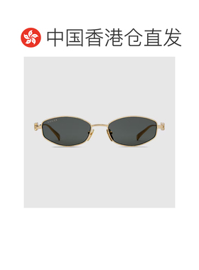 香港直邮GUCCI 女士眼镜 819545I33328012 SS2025 金色 Metal sun