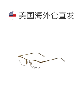 自营DKNY Women's 52 mm Gold Opticals - gold 美国奥莱直发