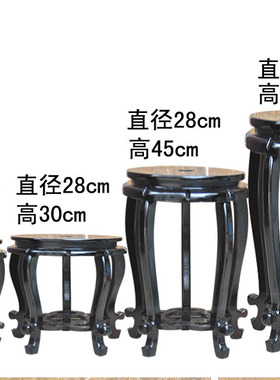 景德镇花盆书画缸工艺品木托架