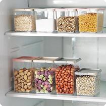 Food Intake Box Transparent Plastic Kitchenette 5 cereals Cereals Bean Subseal Tank Large Deposit Money Cylinder Small Number Rice Pail