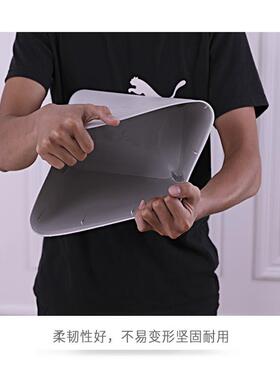 贝傅特翻盖垃圾桶工厂车间学校卫生间宿舍厕所厨房塑料摇盖夹缝筒