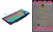 Califone KB3 Oversized Wireless Keyboard with Color Coded Ke