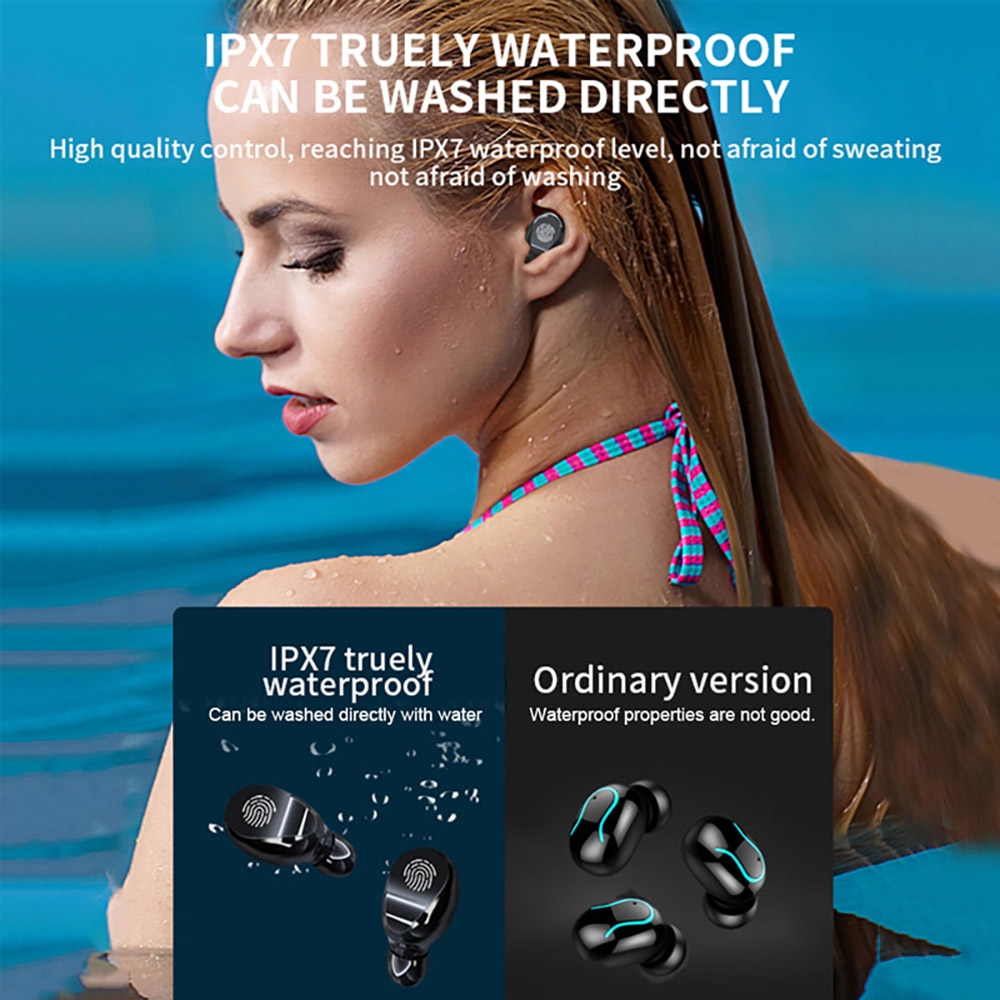 TWS Wireless Earphones For Bluetooth Earphone 9D Bass Stereo - 图2