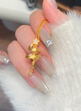 kcooou原创「冬日星环」项链银